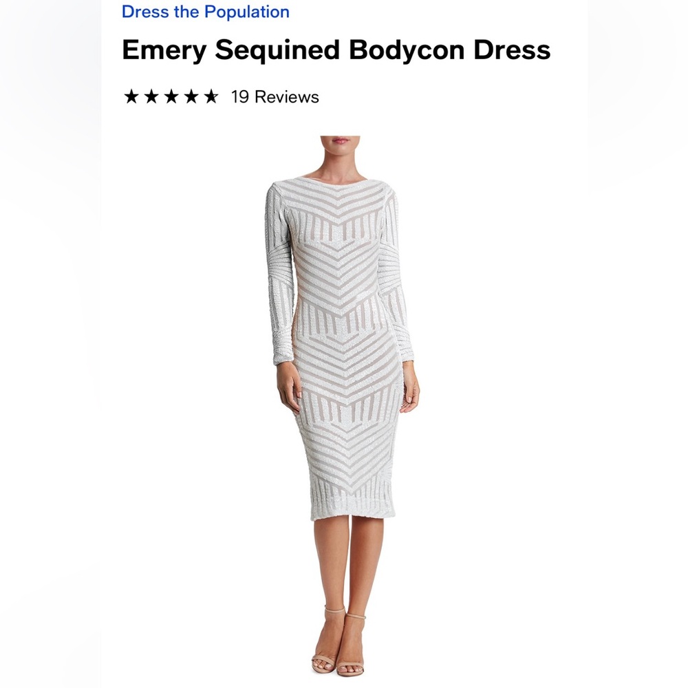The #1 stunner.  Dress the population really brings it with this sparkly style.